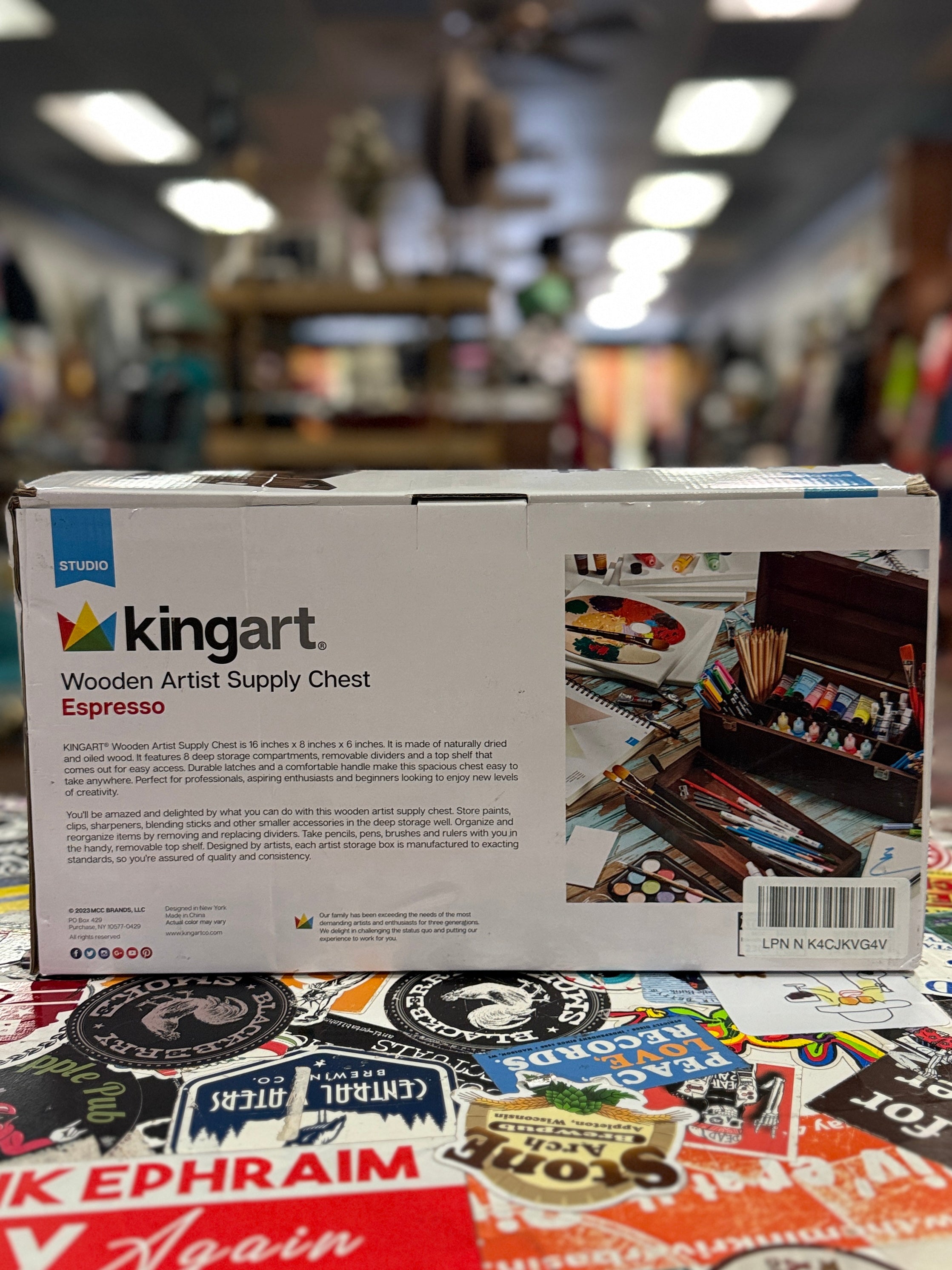 NIB KINGART ARTIST SUPPLY CHEST