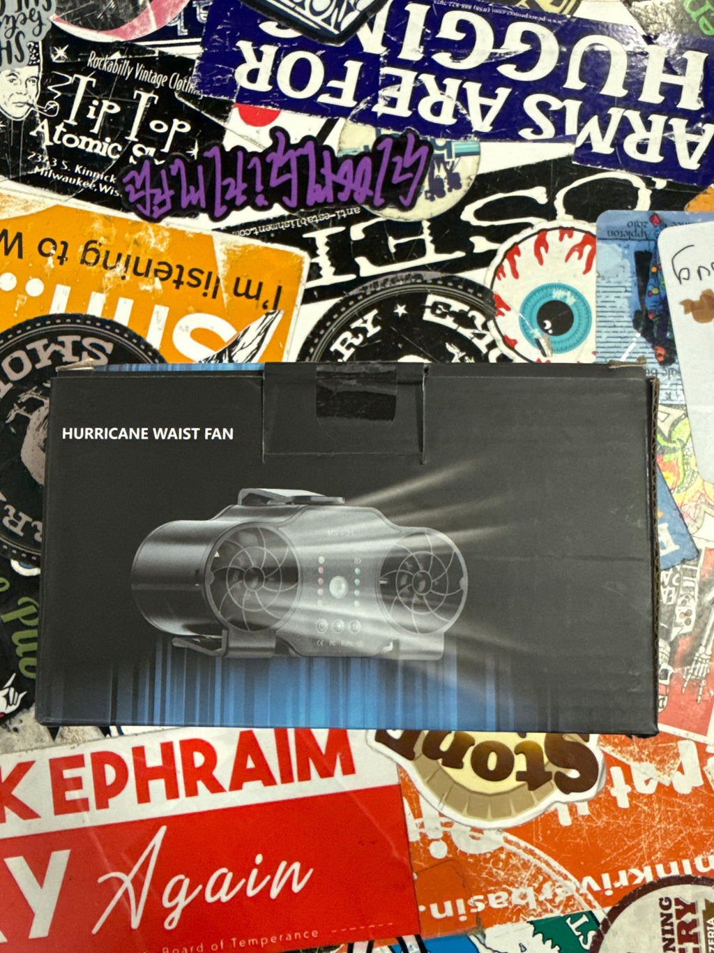 NIB HURRICANE WAIST FAN