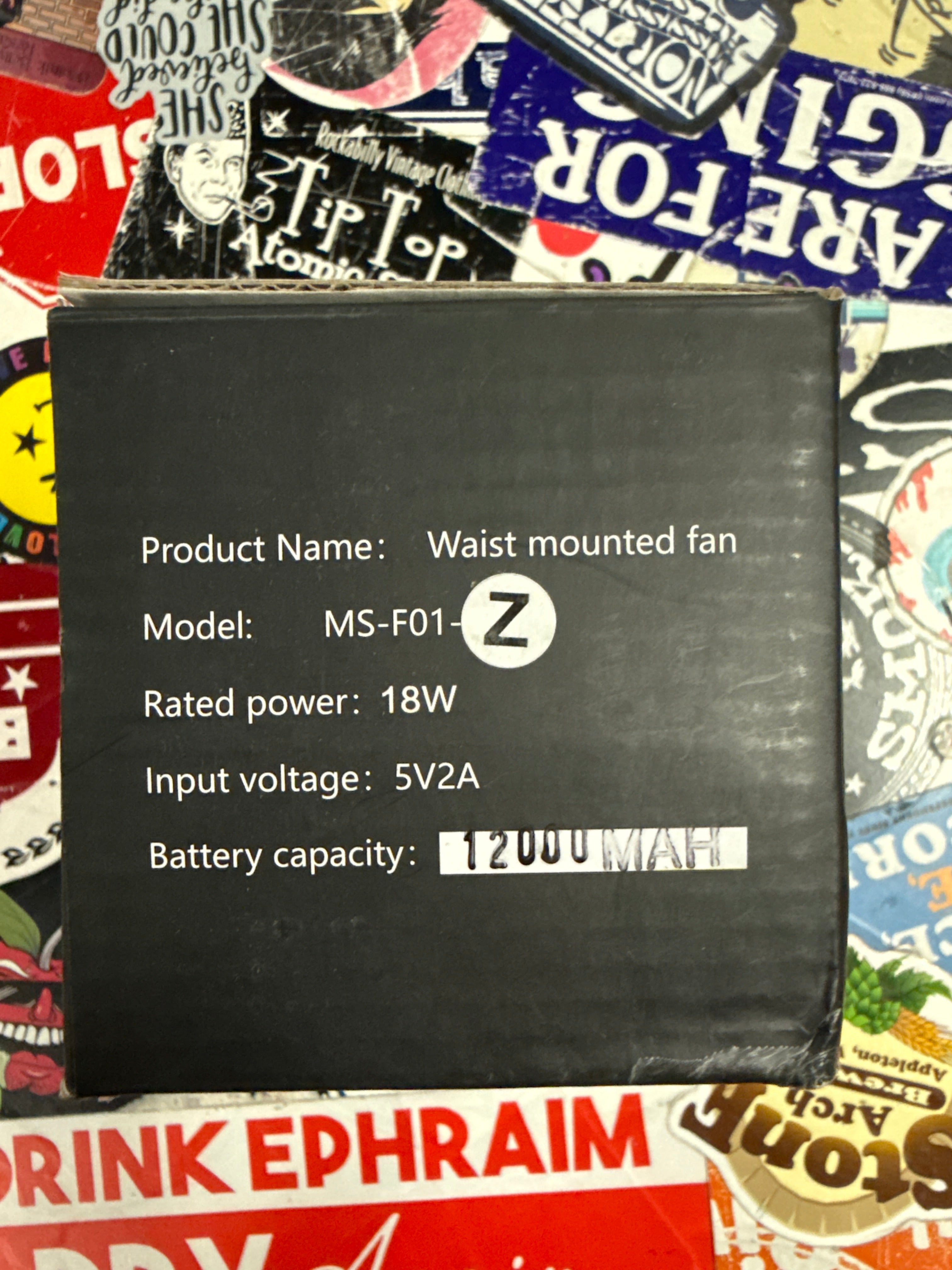 NIB HURRICANE WAIST FAN