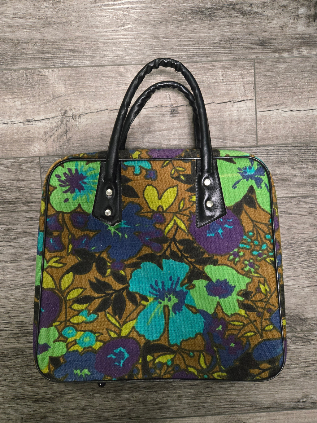 VTG 60's FLORAL MINI LUGGAGE