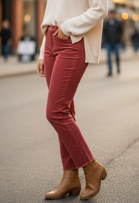 CARVE DESIGNS CORDUROY PANT (org$99)