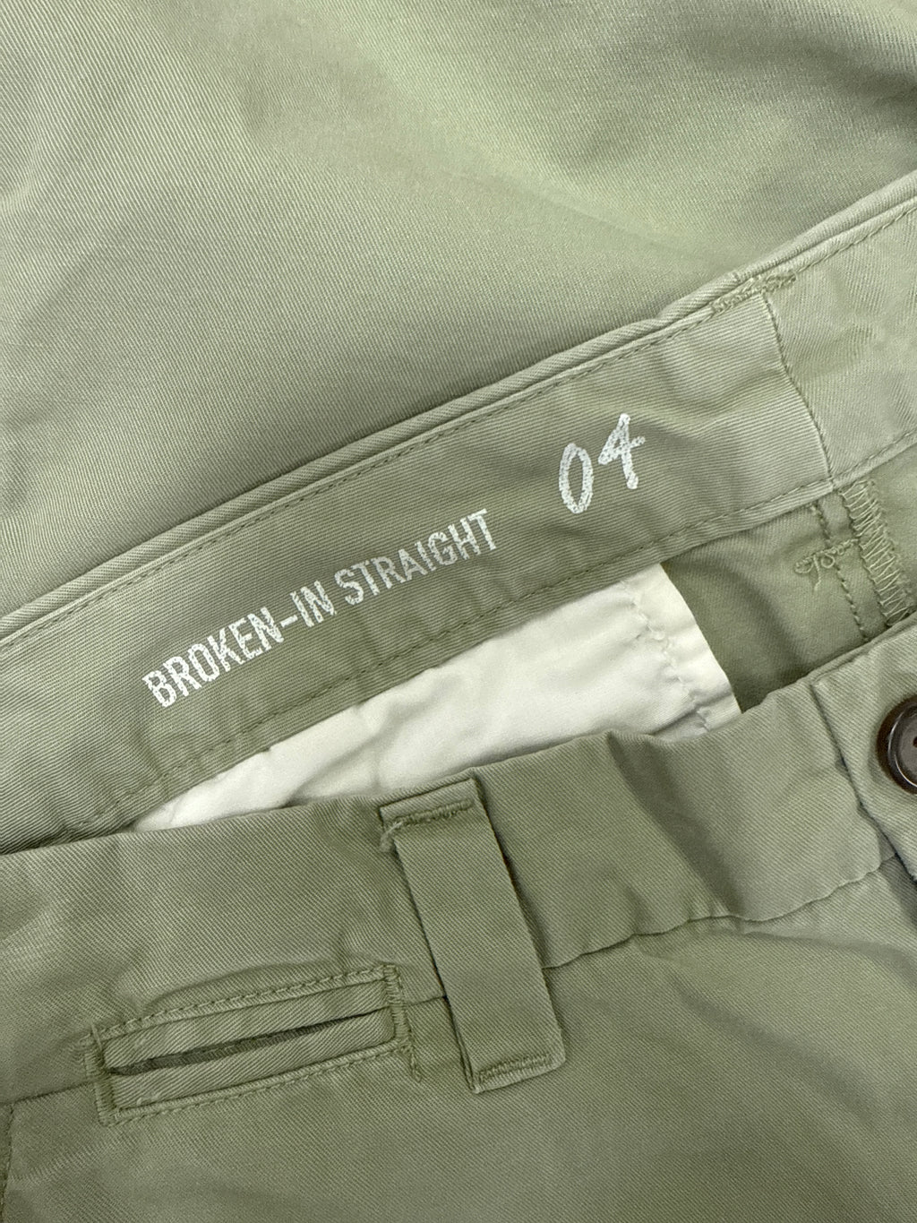 GAP BROKEN-IN STRAIGHT PANT
