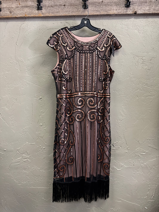 NWT VINTAGE INSPIRED SEQUIN DRESS