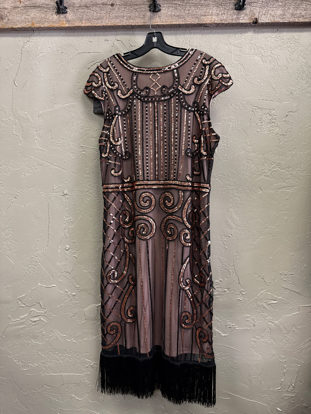 NWT VINTAGE INSPIRED SEQUIN DRESS