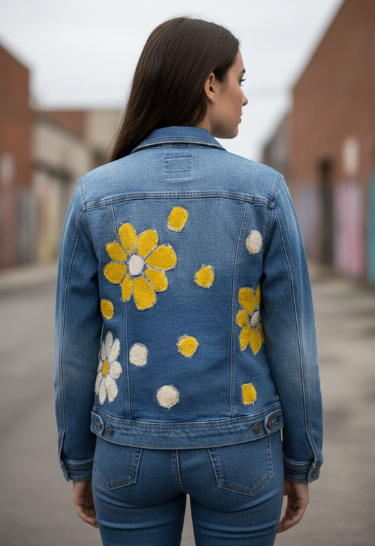 REBETTY REWORKED DENIM JACKEt