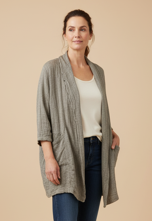 KEREN HART DRAPED JACKET