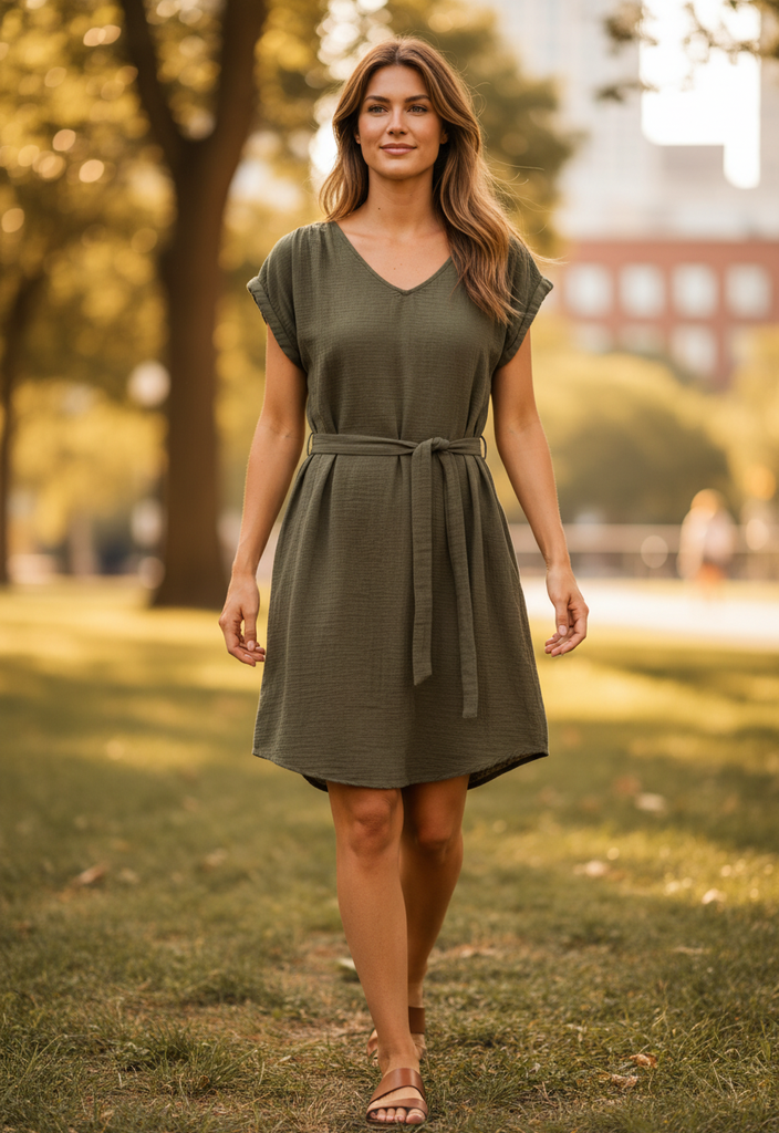 NWT SONOMA COTTON GAUZE DRESS (org$36)
