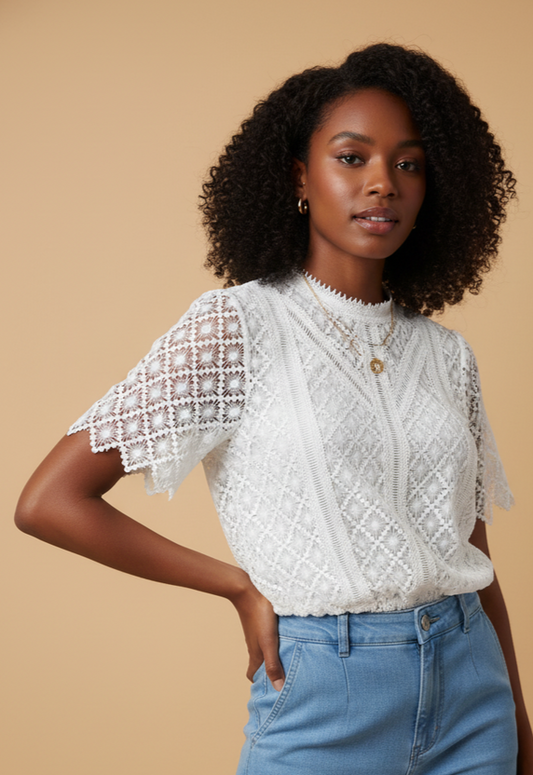 CHICWISH LACE TOP