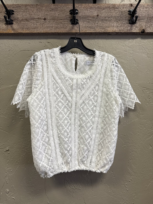 CHICWISH LACE TOP