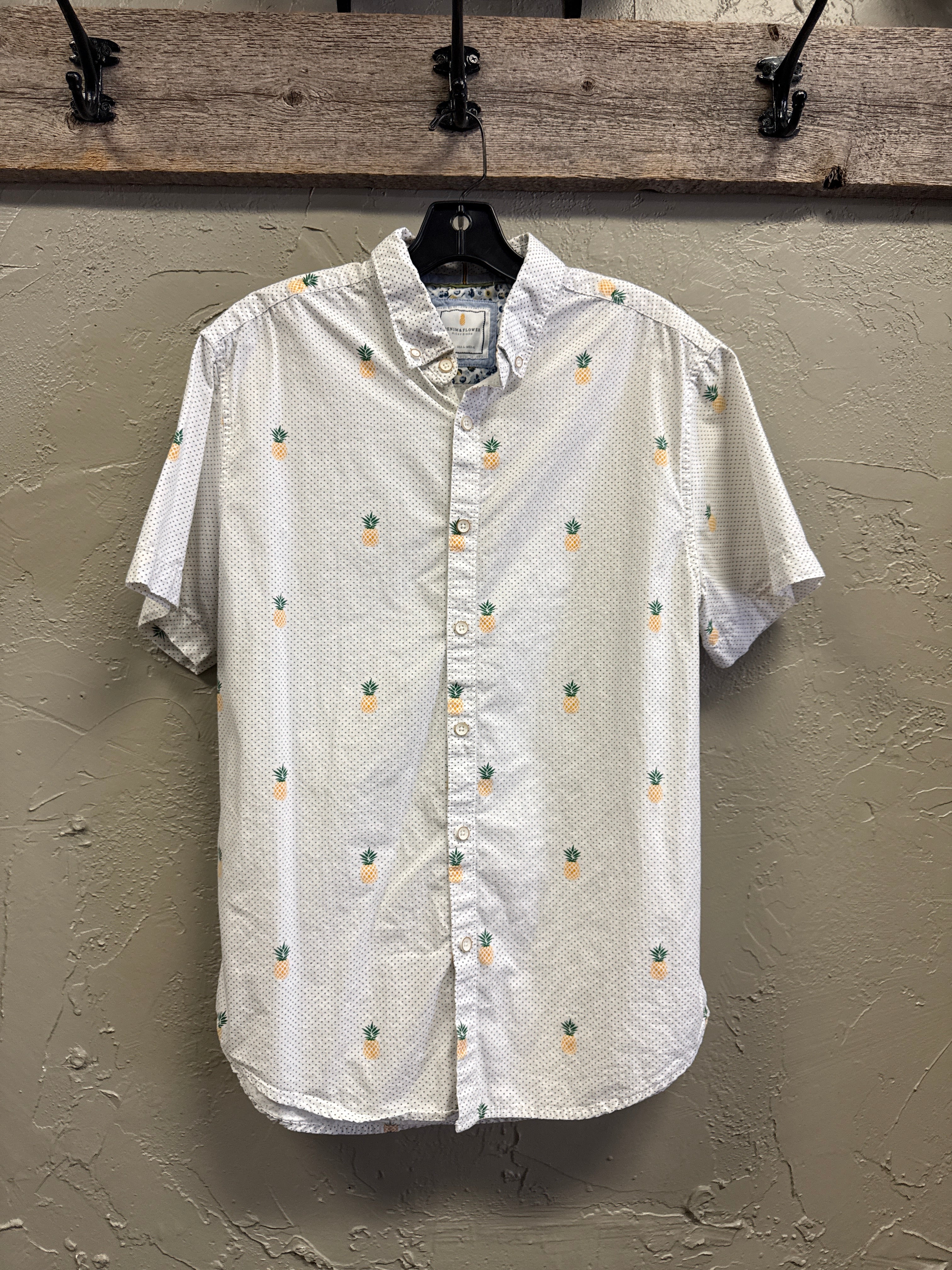 DENIM&FLOWER PINEAPPLE SHIRT