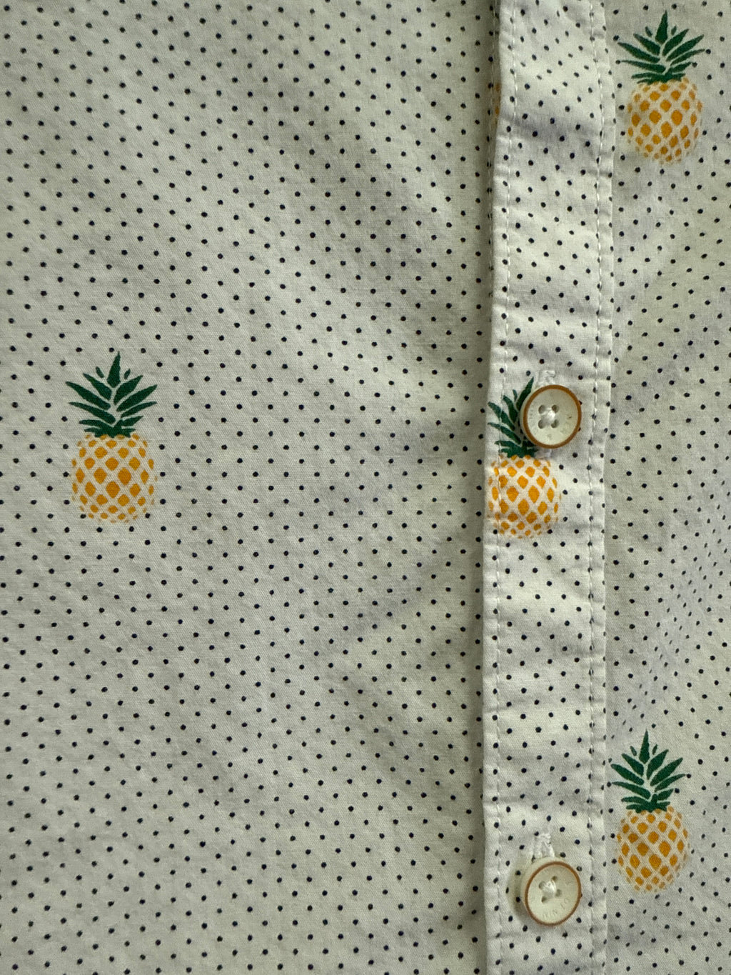 DENIM&FLOWER PINEAPPLE SHIRT