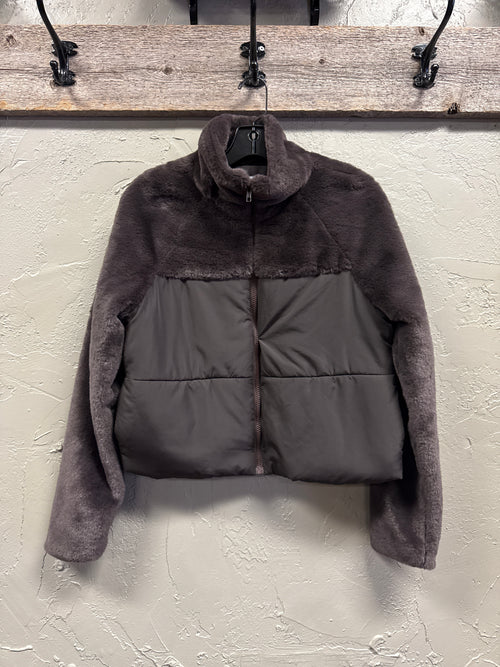 AND NOW THIS CROP JACKET