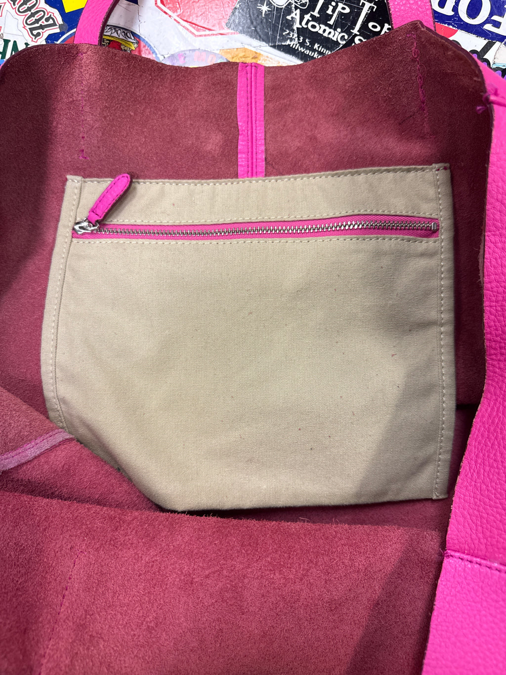 GAP LEATHER TOTE *as is*