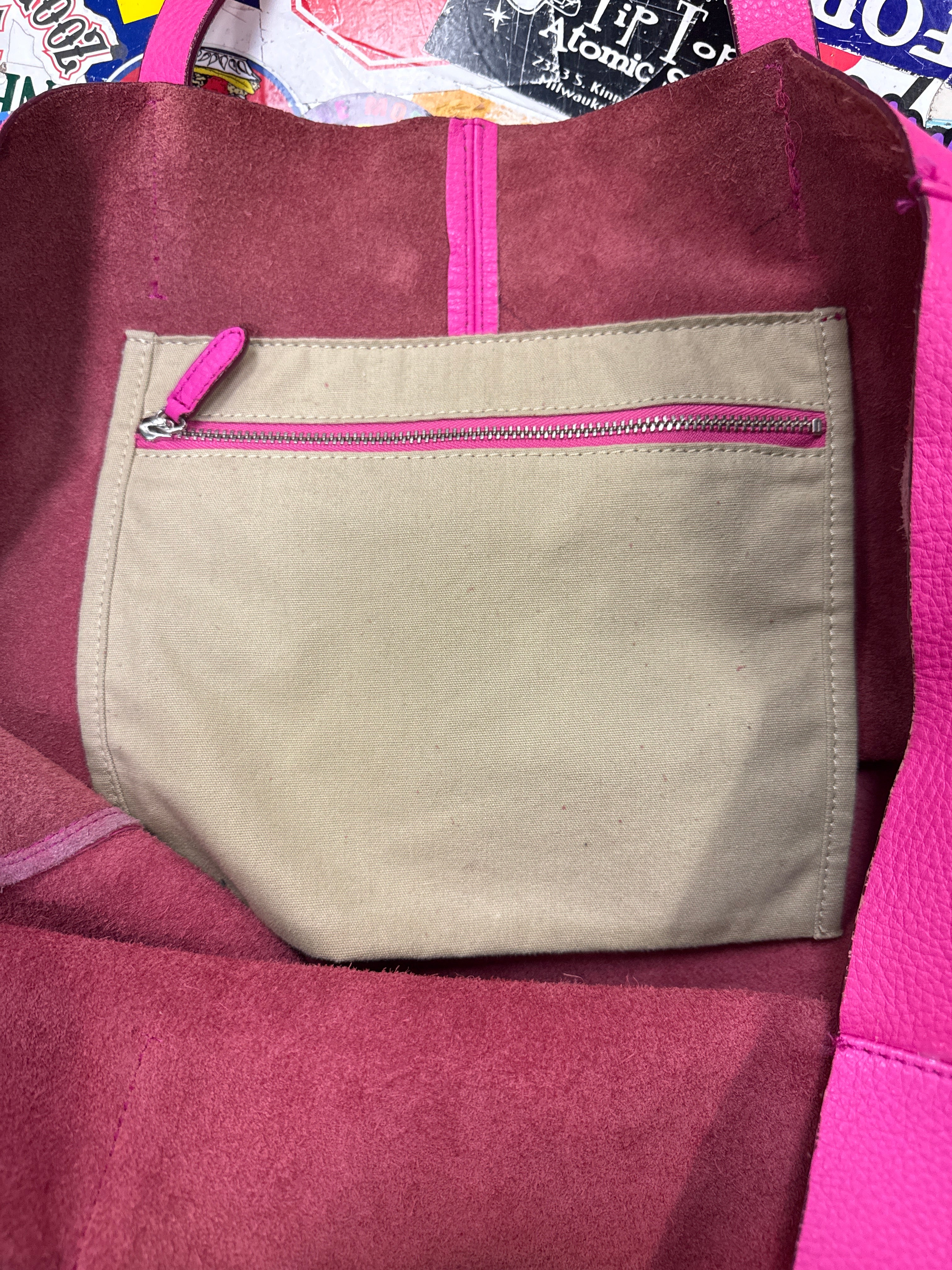 GAP LEATHER TOTE *as is*