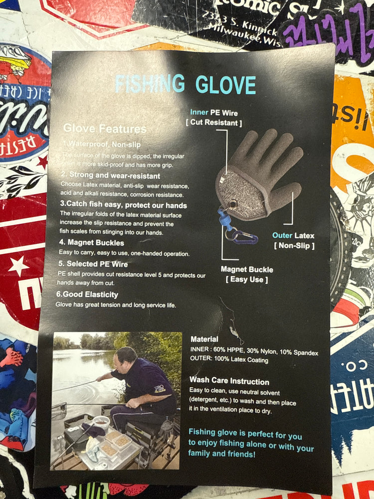 NIB OUTDOOR FISHING GLOVE