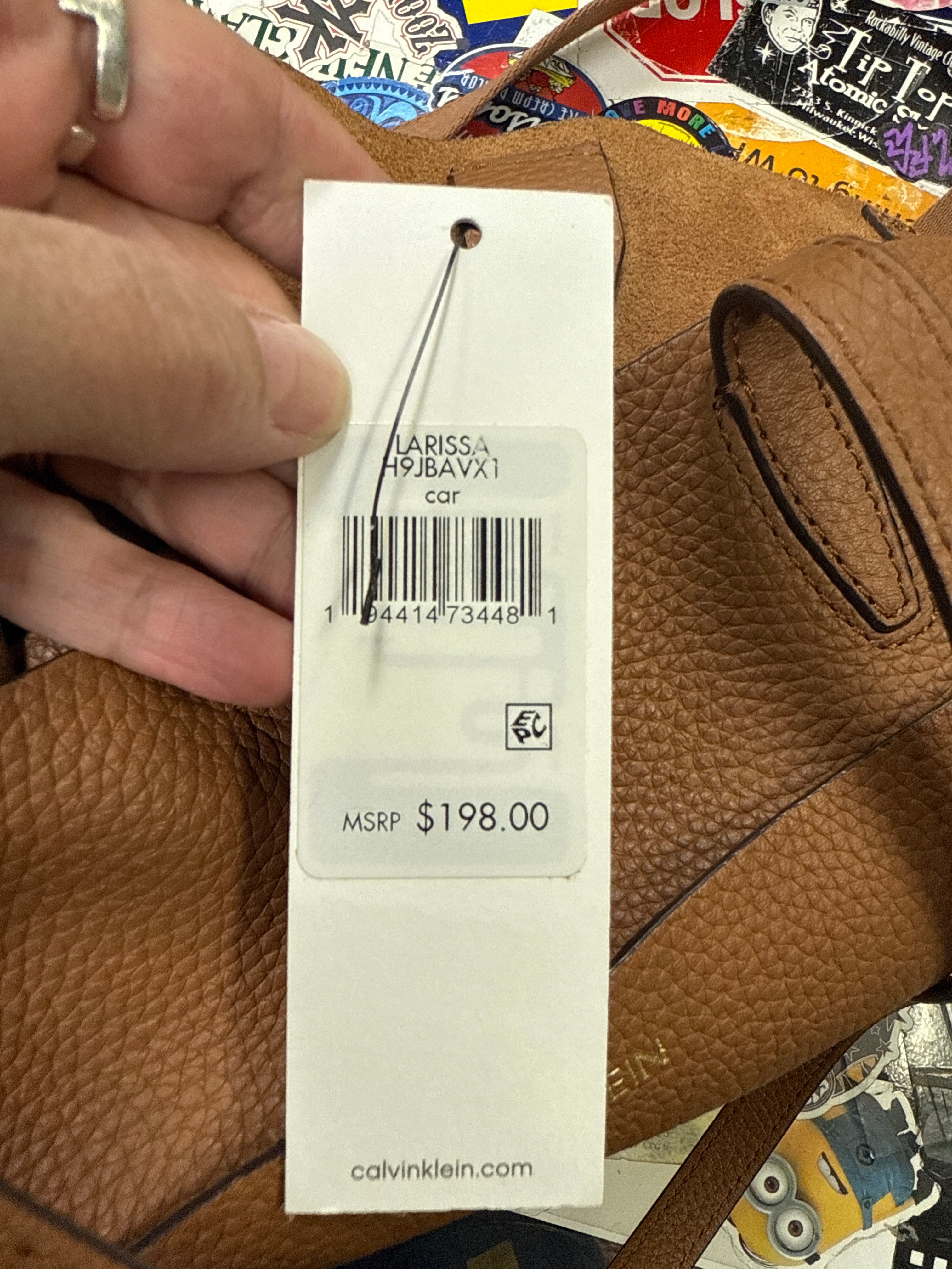 NWT CALVIN KLEIN HANDBAG (org$198)