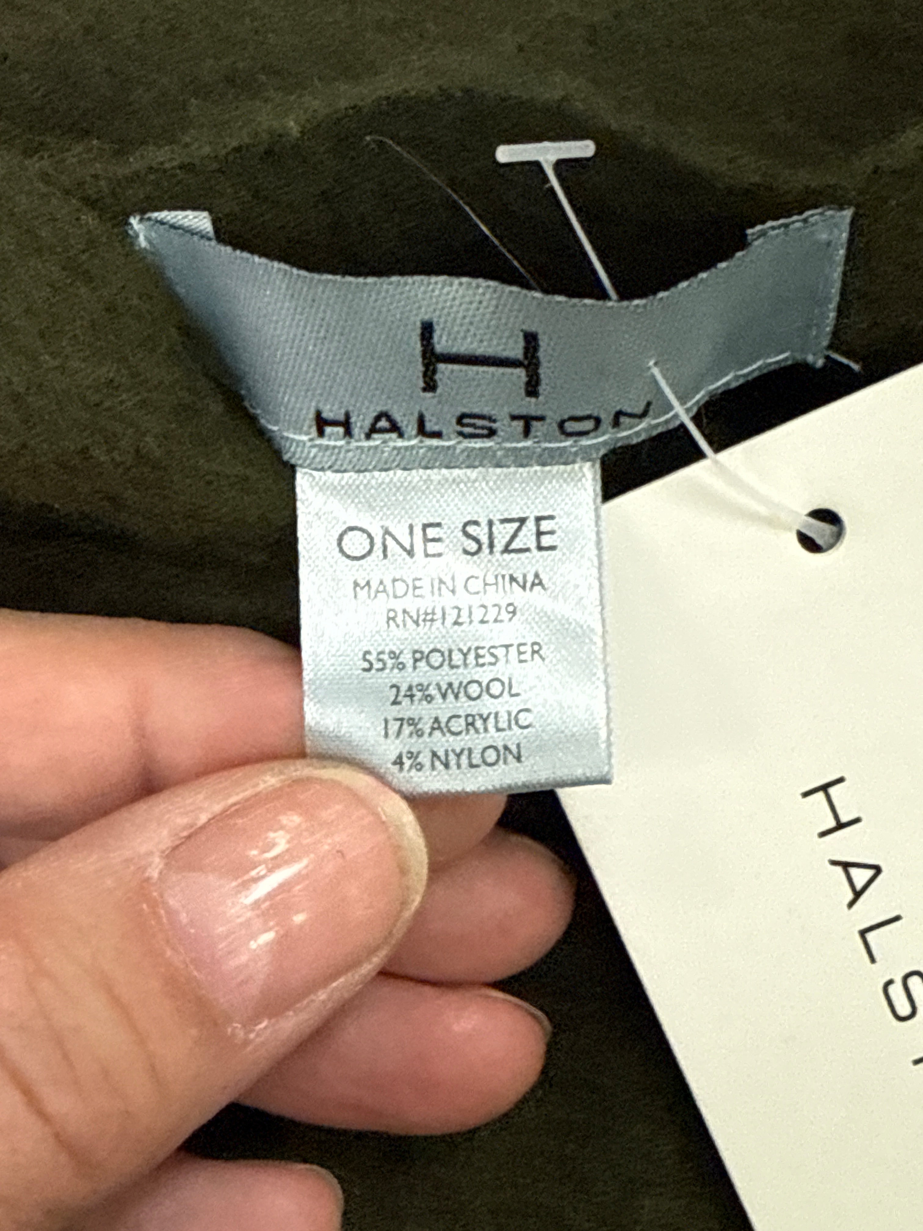 NWT HALSTON BLANKET SCARF