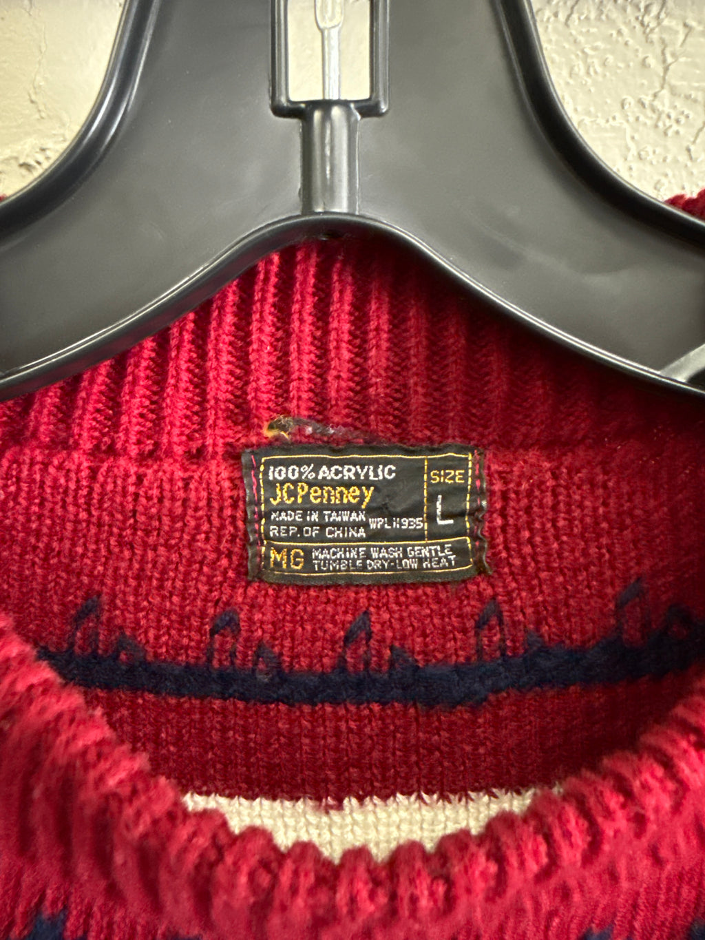 VTG 70's JC PENNY FAIR ISLE SWEATER