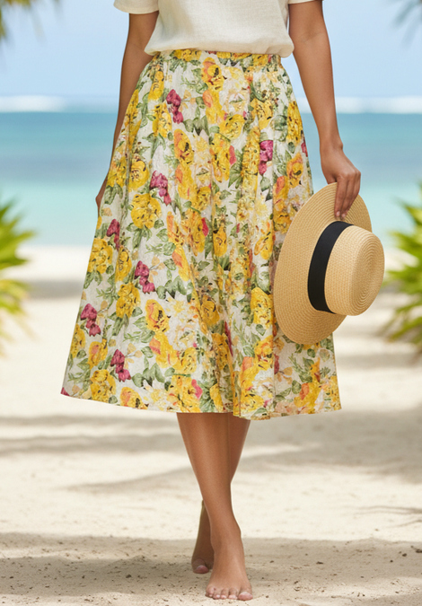 Handmade Midi Skirt