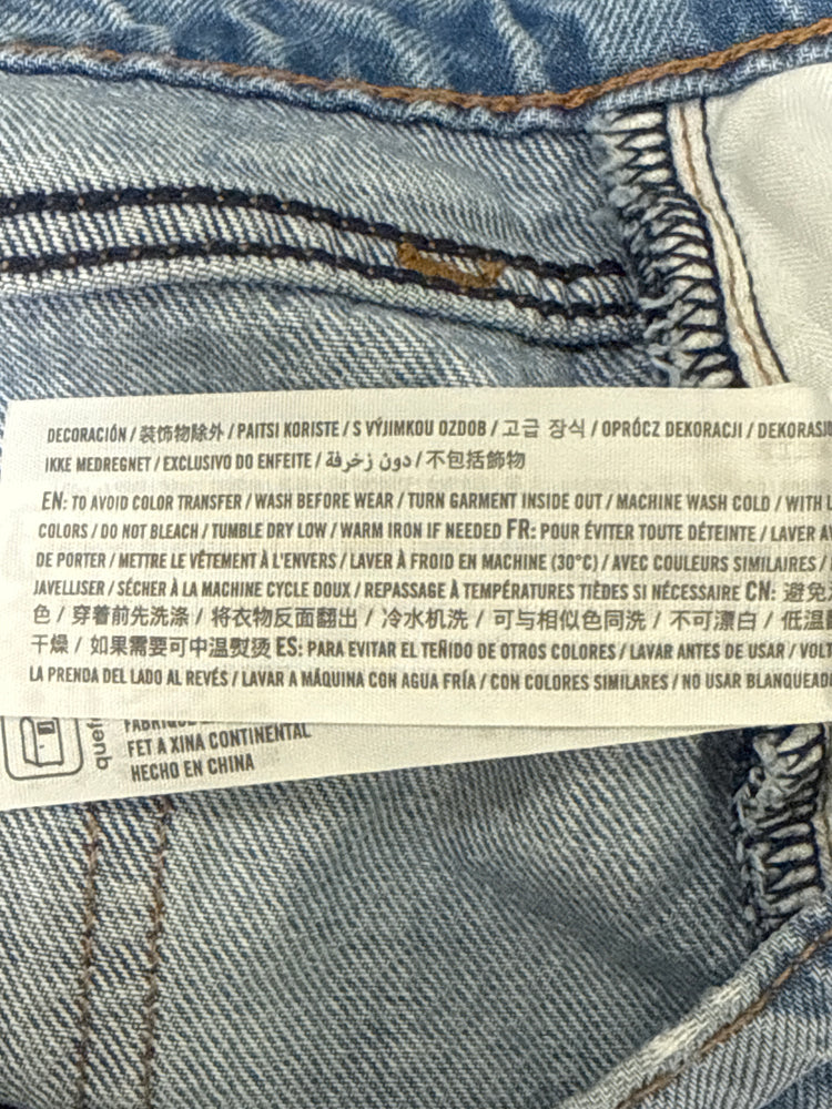 ABERCROMBIE HIGH RISE DENIM SKIRT