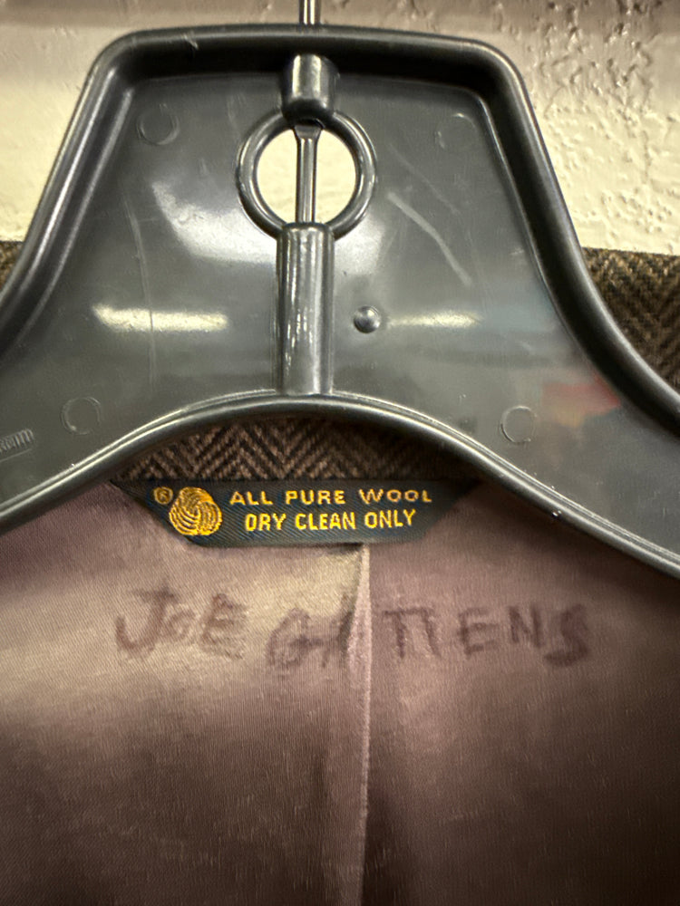 VTG MALCOLM KENNETH WOOL OVERCOAT