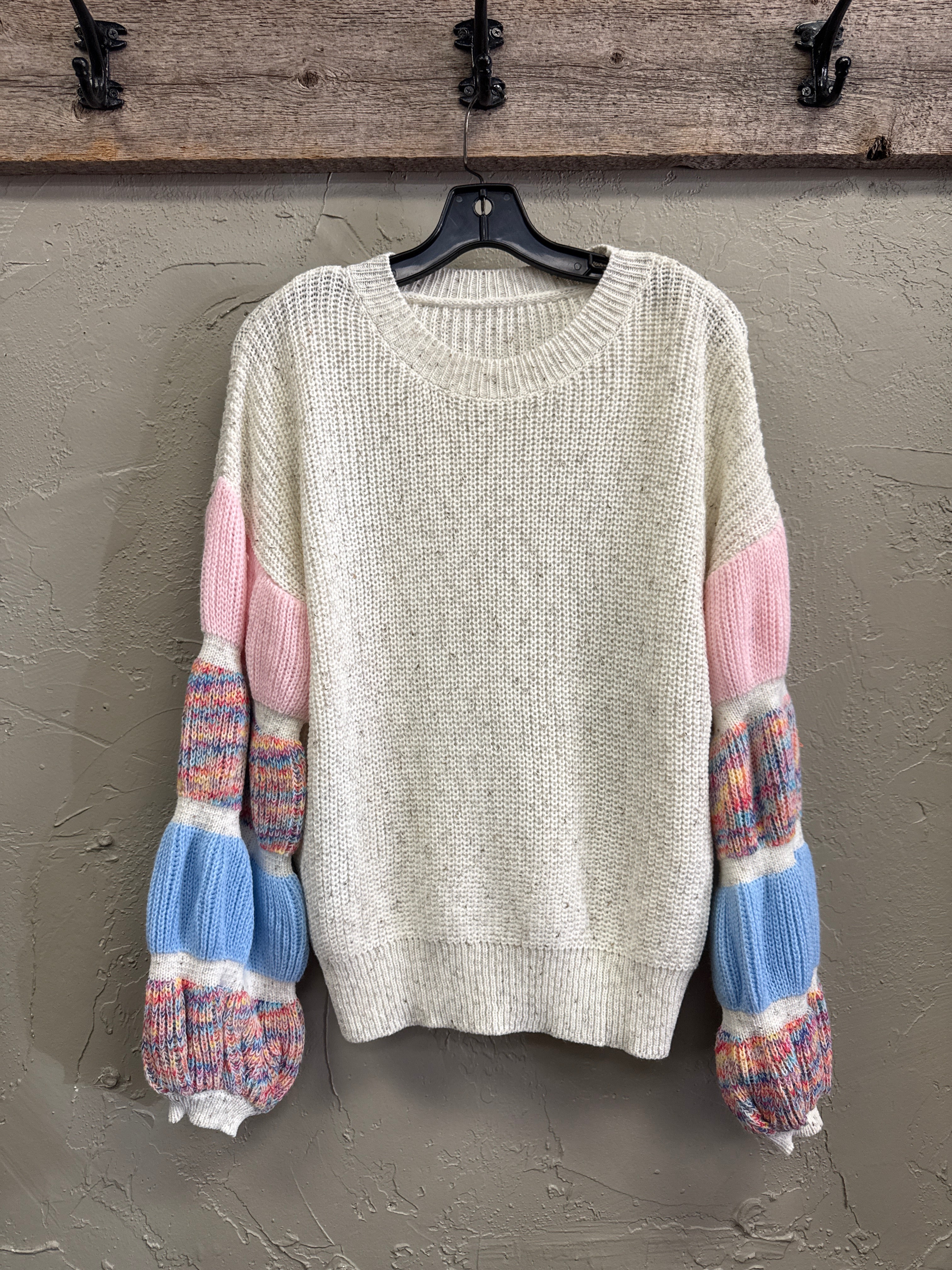 PUFF SLEEVE SWEATER