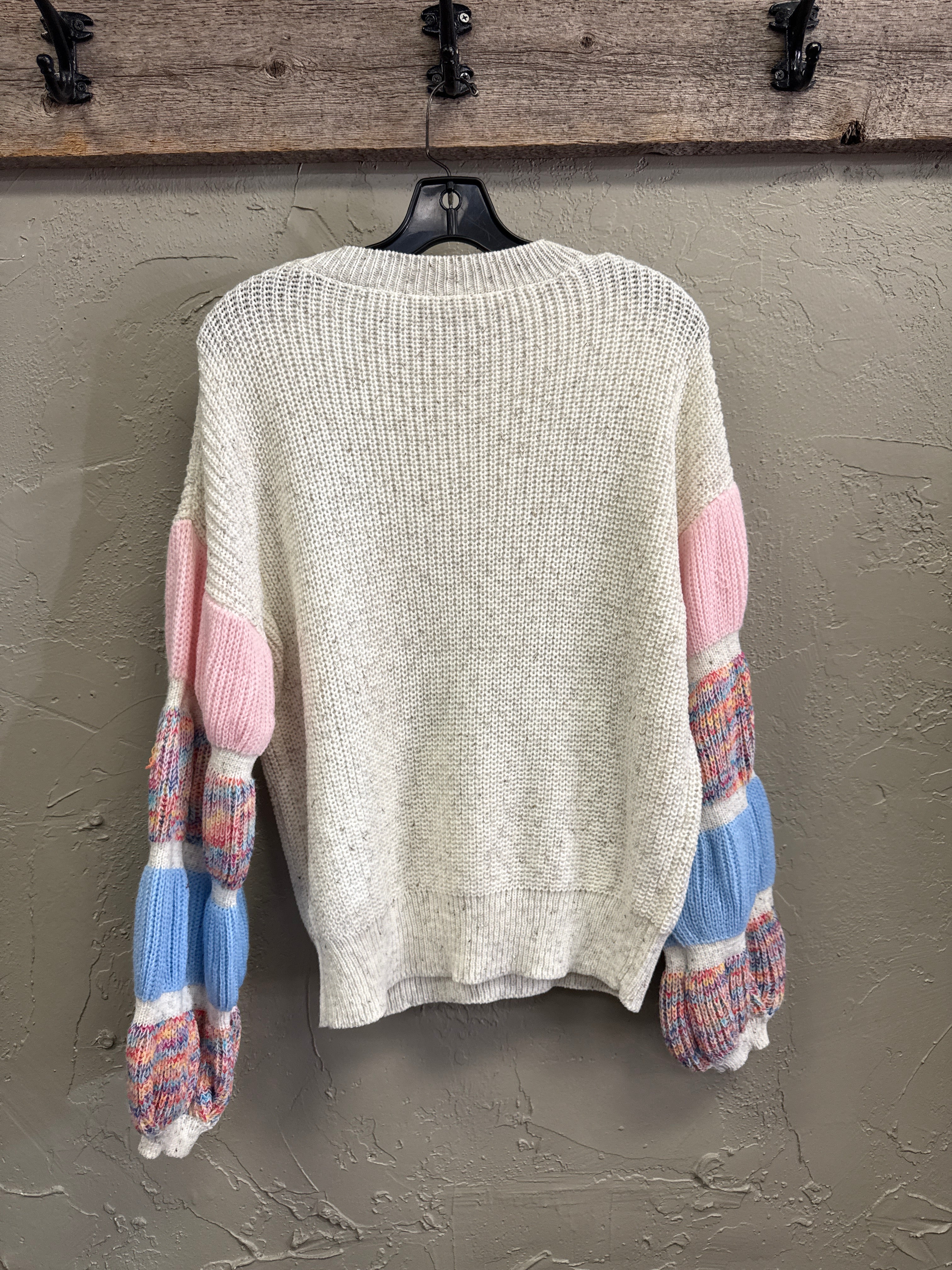 PUFF SLEEVE SWEATER