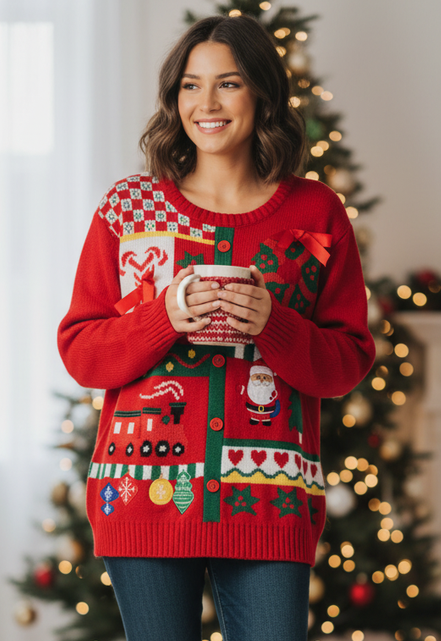 CHRISTMAS SANTA SWEATER