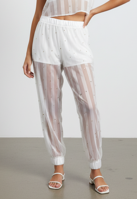 NWOT Rehab Sheer Joggers