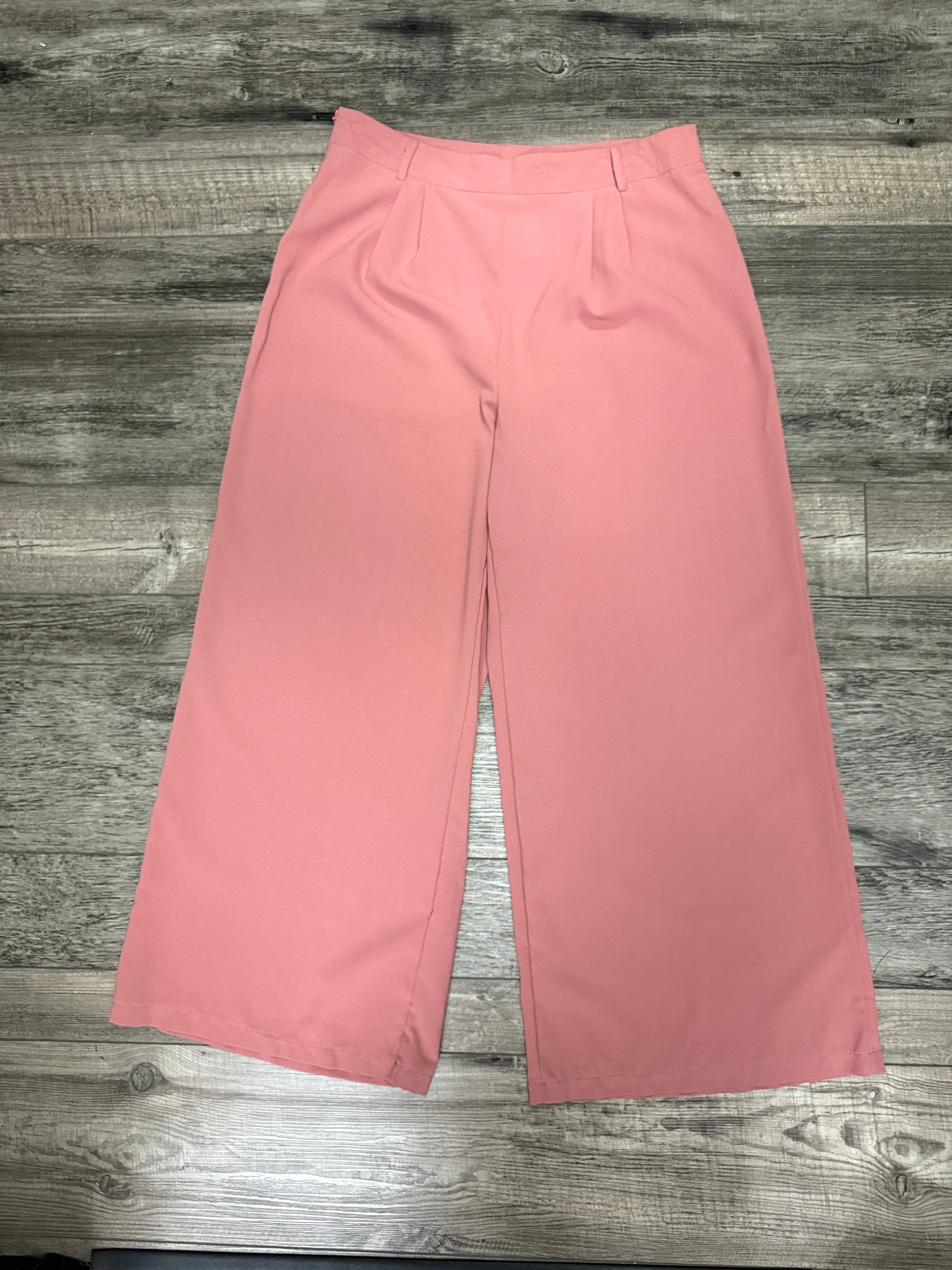 Pleated Wide Leg Trousers