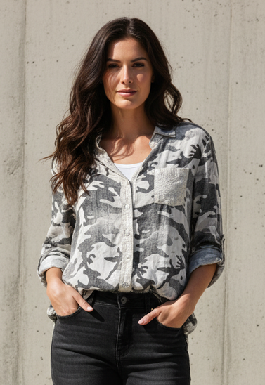 TEMPO PARIS BUTTON DOWN (org$74)