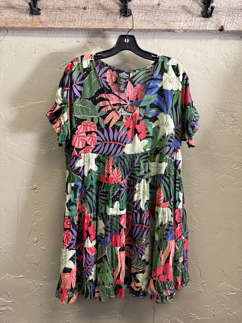 NWT ANGIE TIERED MINI DRESS (org$39)
