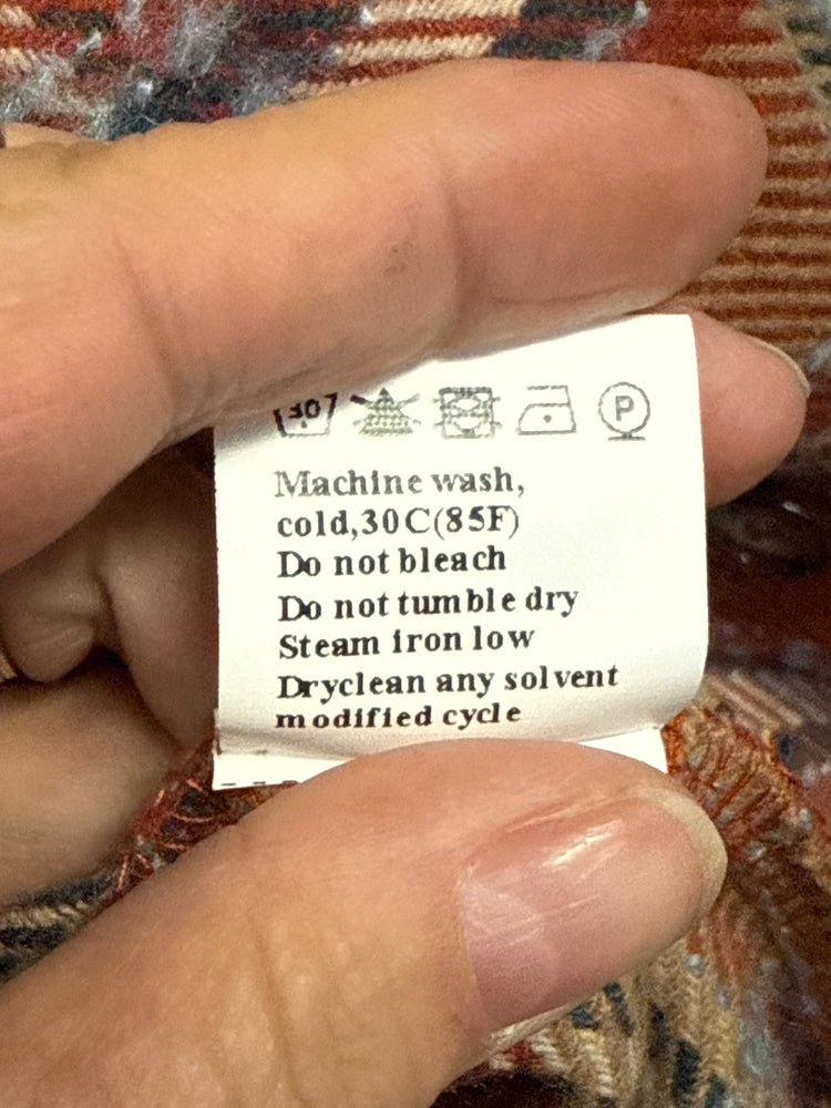 ORANGE PLAID SHACKET