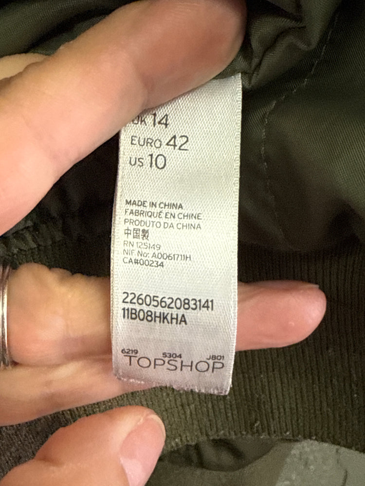 TOPSHOP BOMBER JACKET (org$85)
