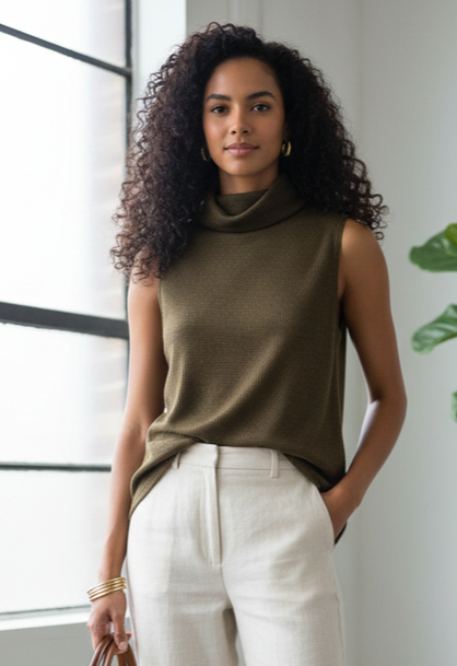 LOVE IN SLEEVELESS TUNIC