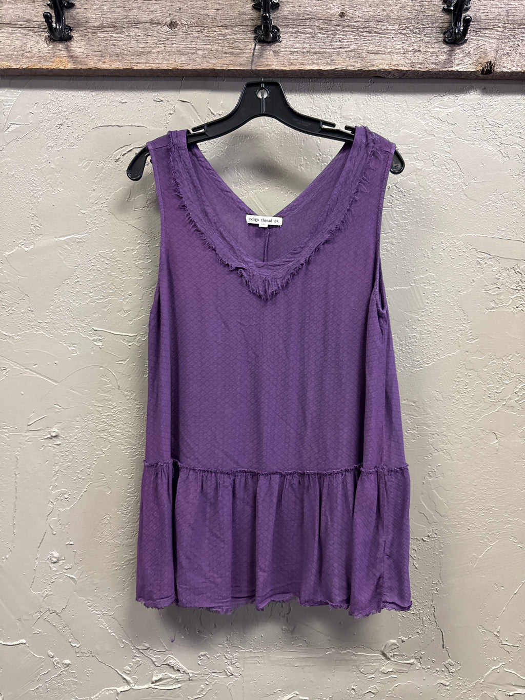 Indigo Thread Sleeveless Top