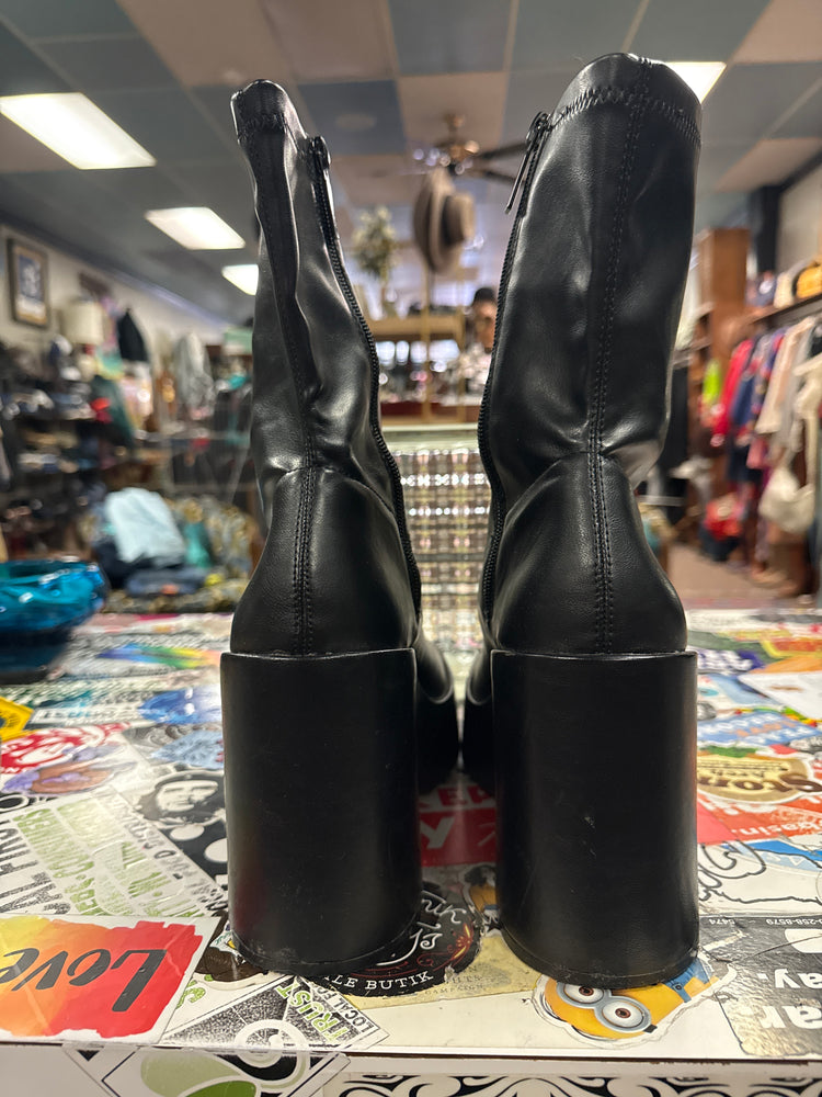 ZARA CHUNKY PLATFORM BOOTS