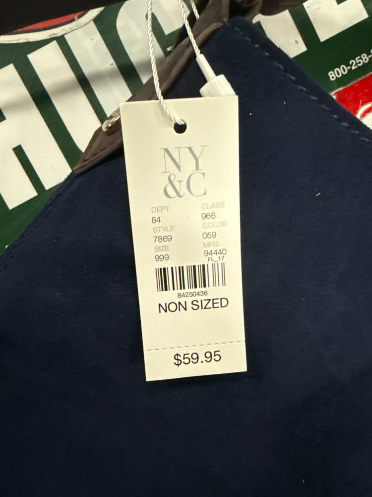 NWT NY&CO VEGAN SUEDE BAG (org$60)