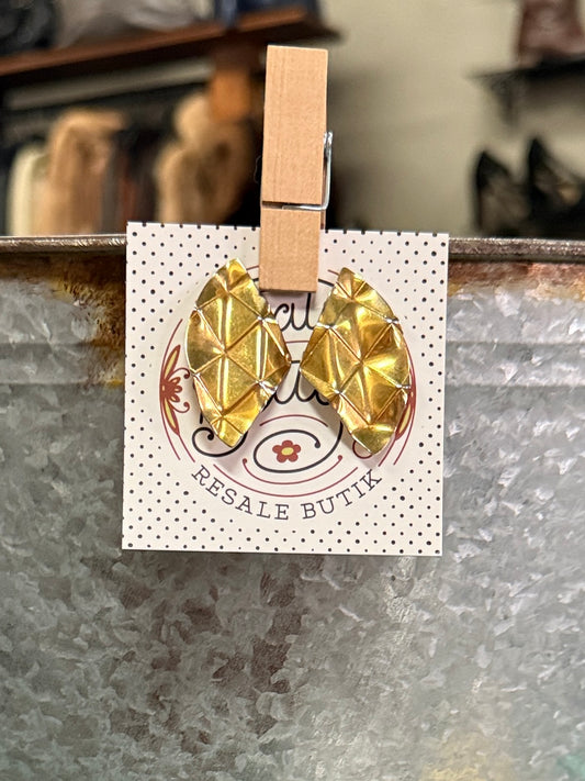 VINTAGE GOLD EARRINGS