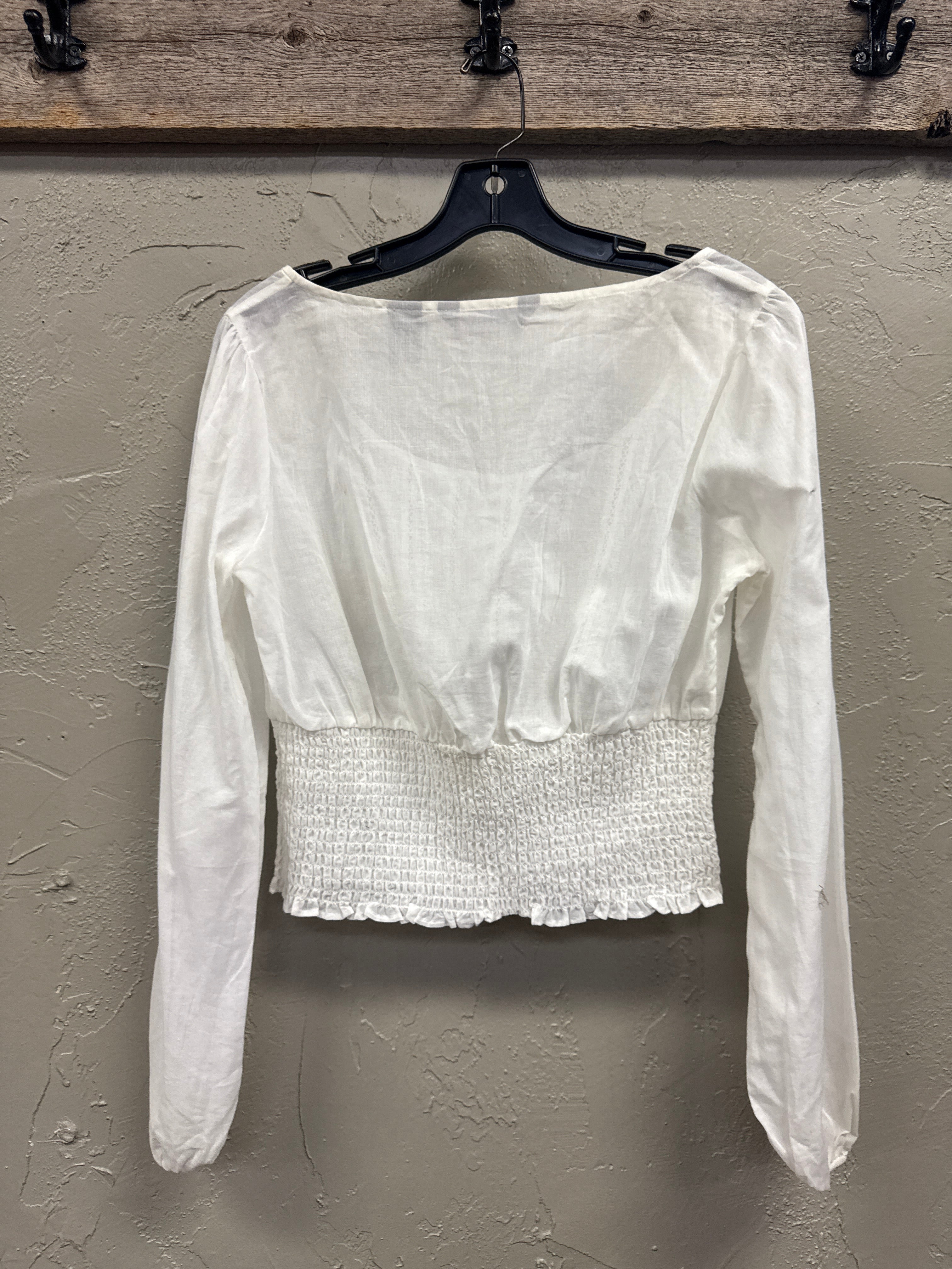 Express Smocked-Waist Blouse (org$69)