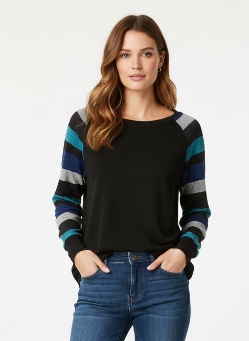 Ouges Raglan Sleeve Tunic