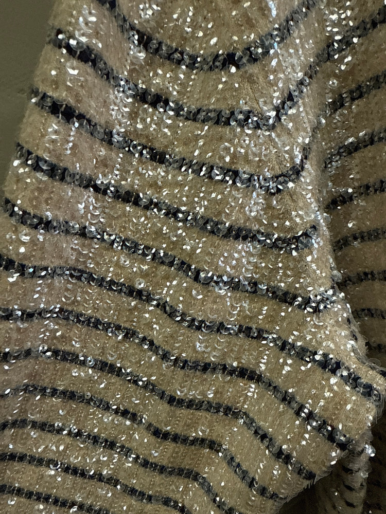 J CREW SEQUINED COLLARED SWEATER (org$298)