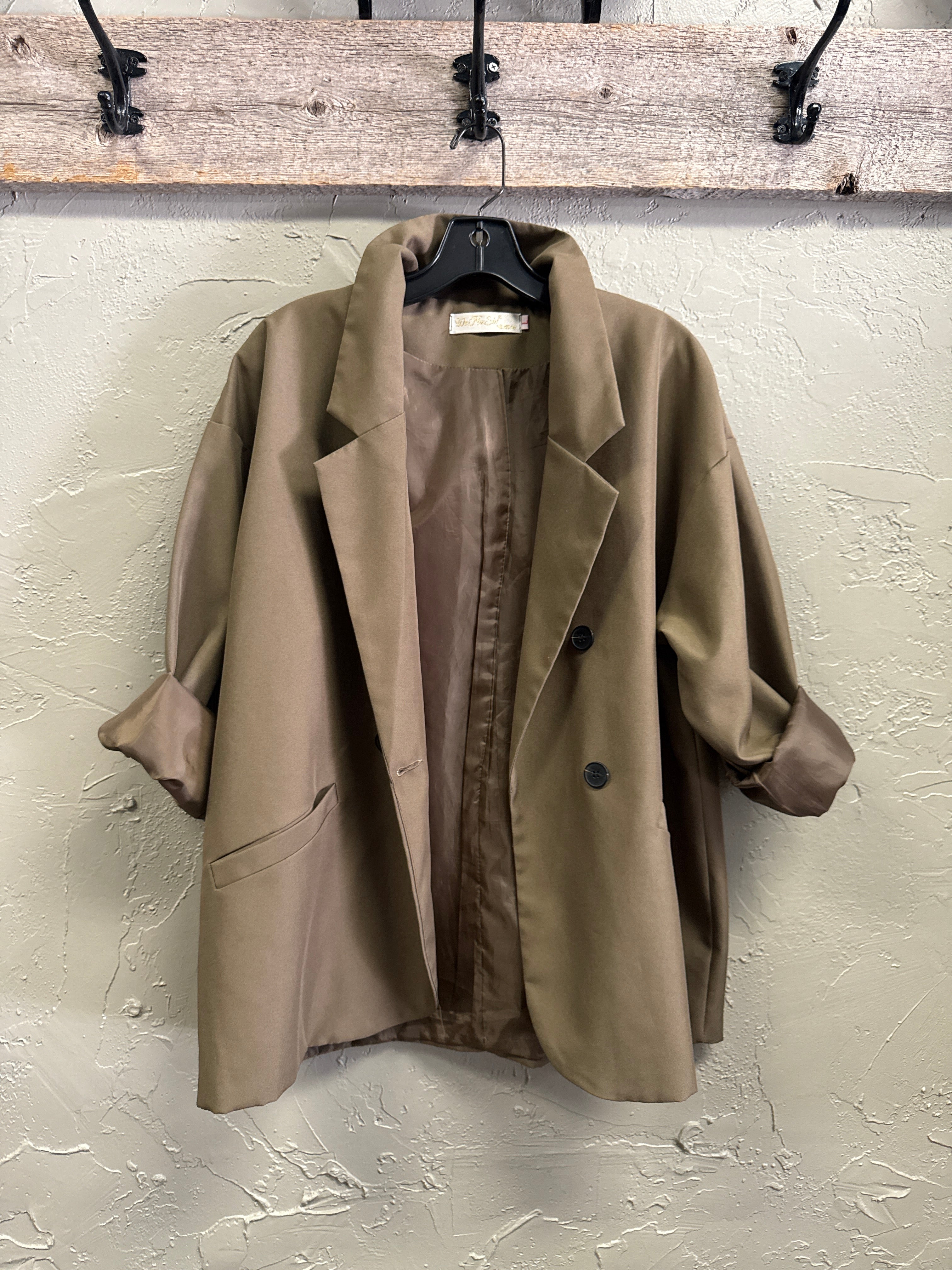 WEI TNA SHI BOXY BLAZERS