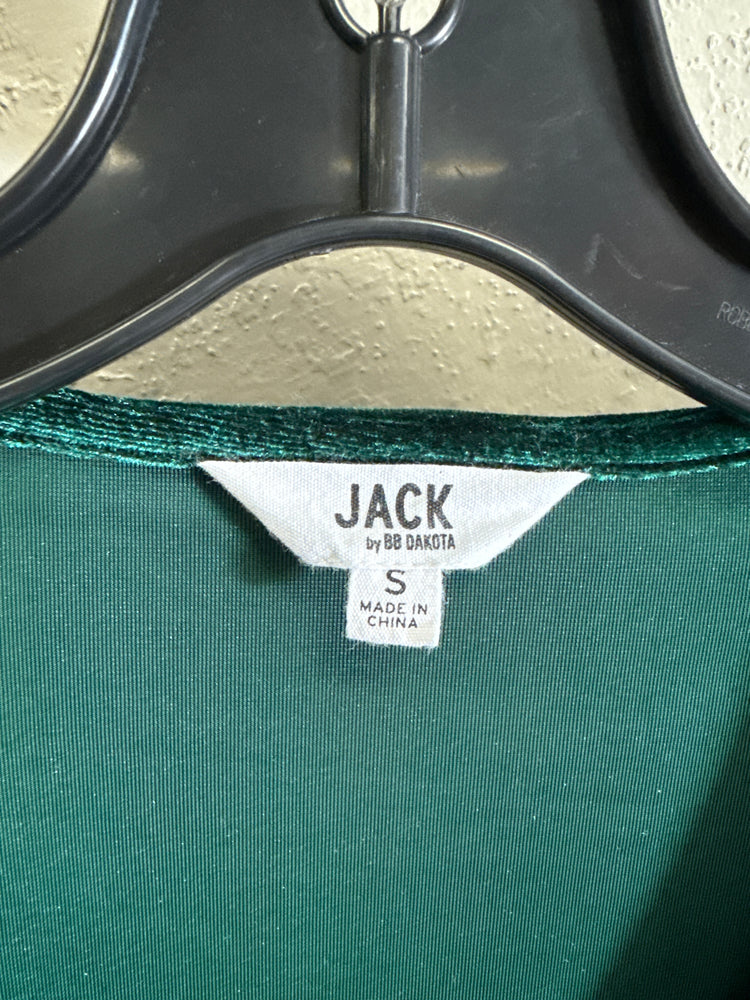 JACK VELVET FAUX WRAP DRESS (org$88)