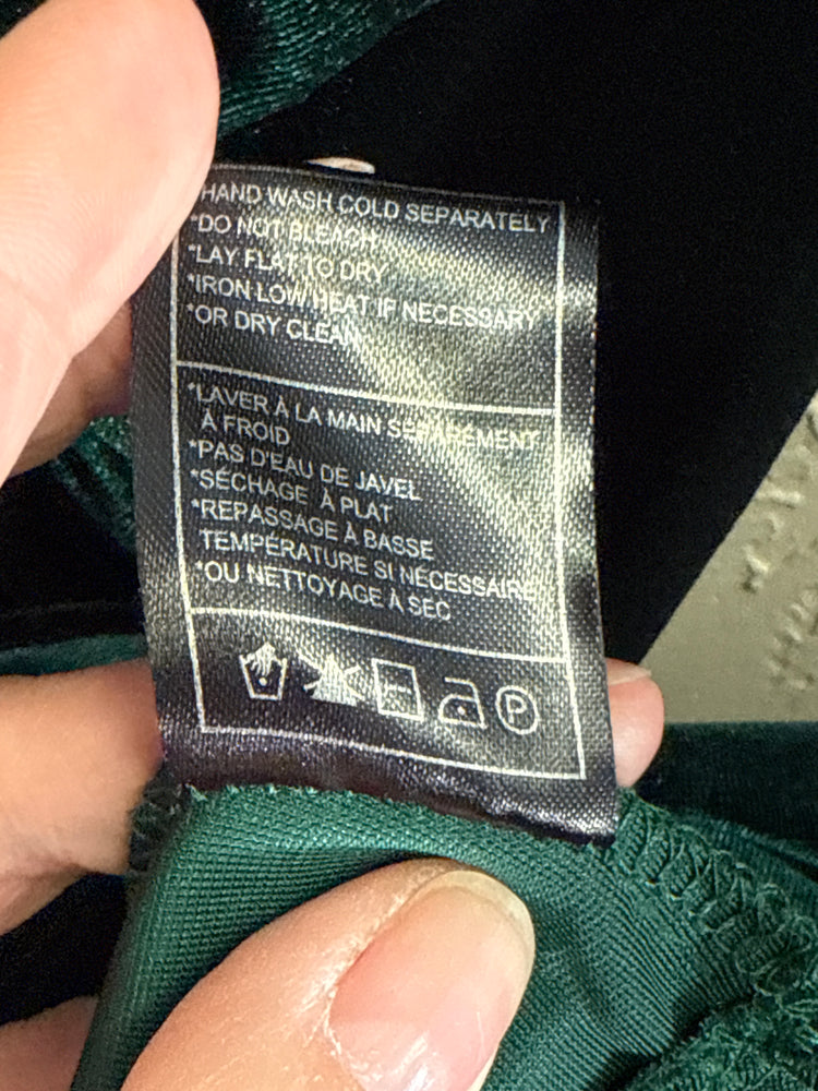 JACK VELVET FAUX WRAP DRESS (org$88)