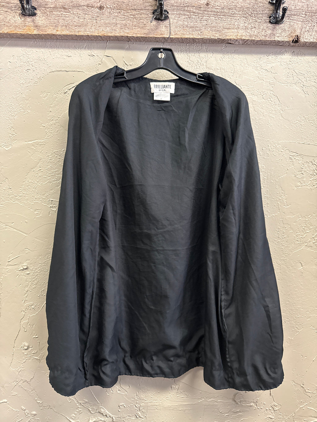 VTG BRILLIANTE BEADED SILK EVENING COAT