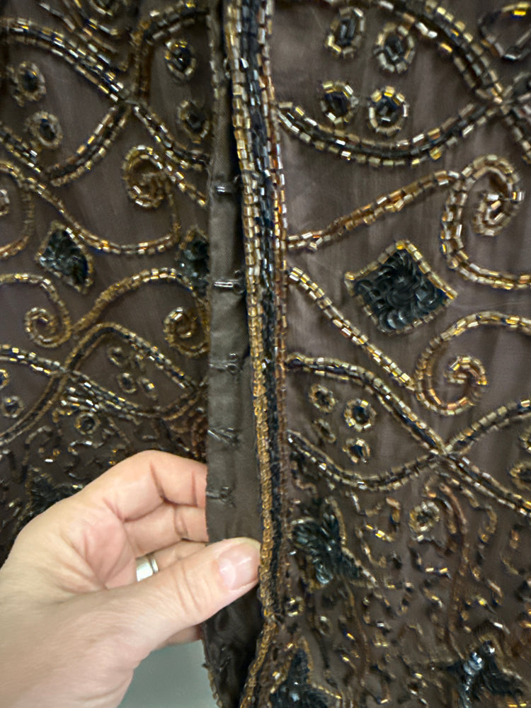 VTG JKARA BEADED EVENING JACKET