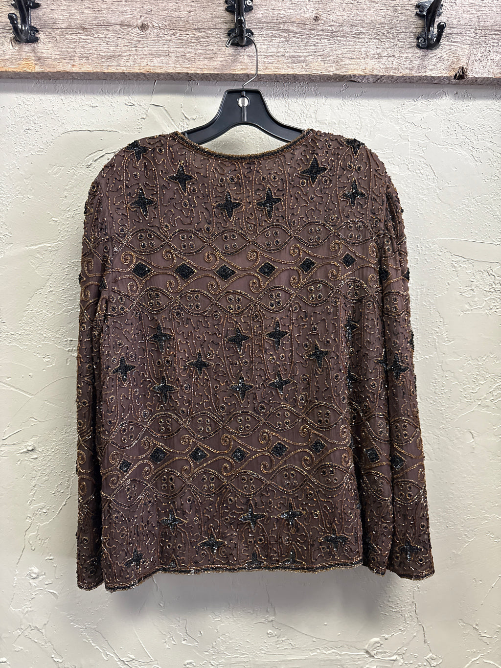 VTG JKARA BEADED EVENING JACKET