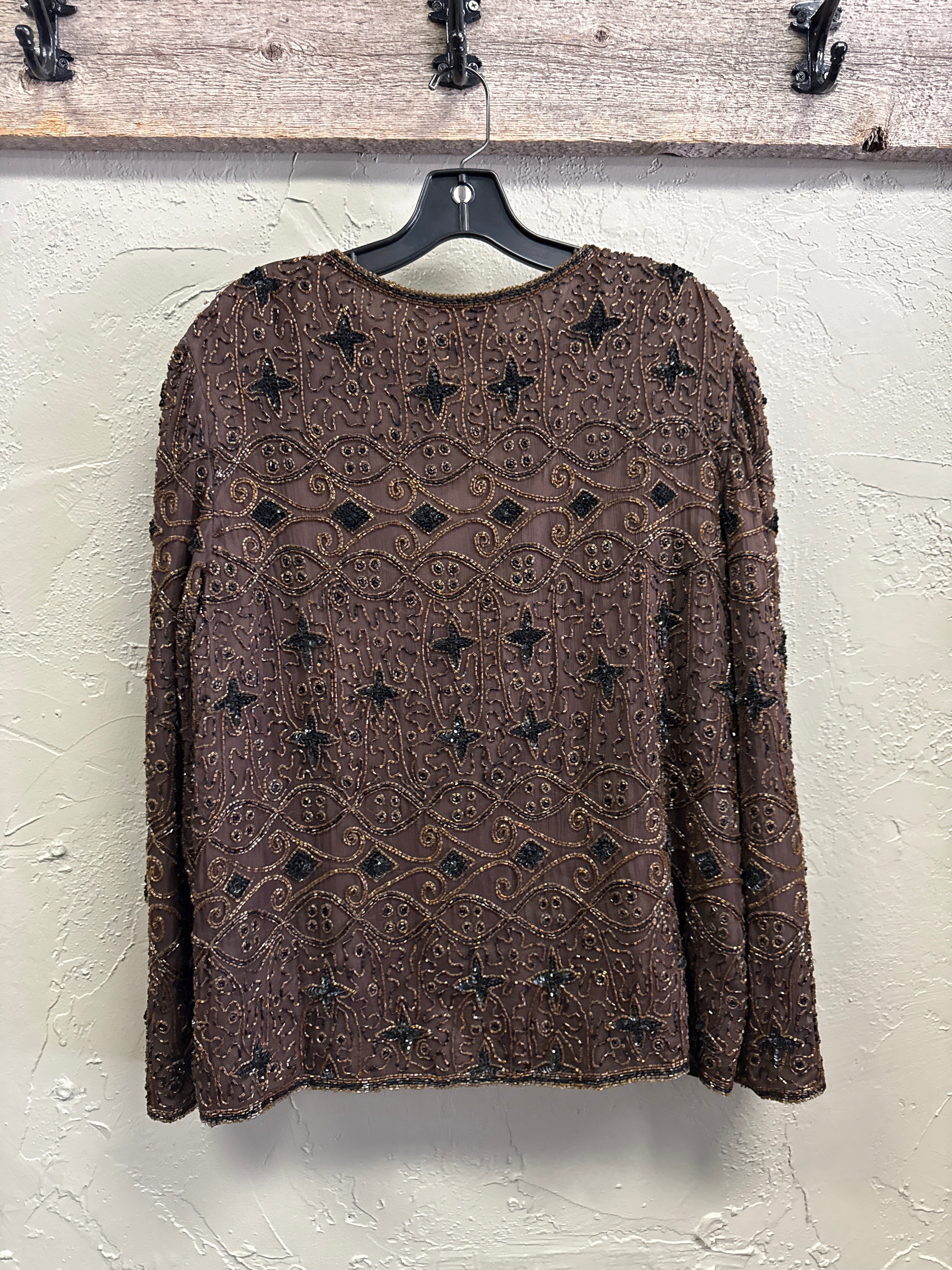 VTG JKARA BEADED EVENING JACKET