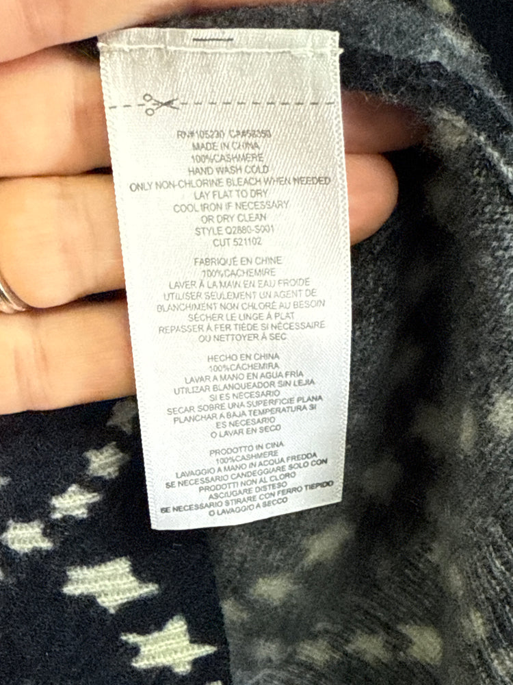 EQUIPMENT CASHMERE STAR SWEATER (org$298)